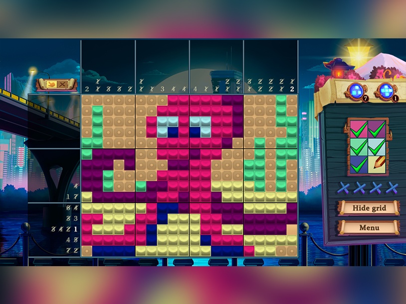 Adventure Mosaics: Land of the Rising Sun screenshot 1