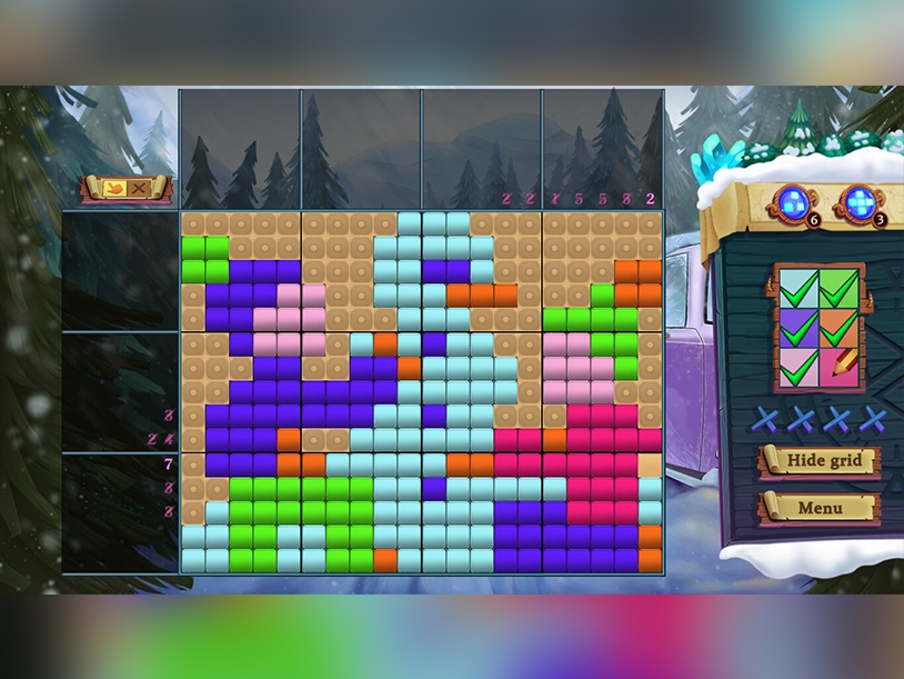 Adventure Mosaics: Winter Holidays screenshot 1