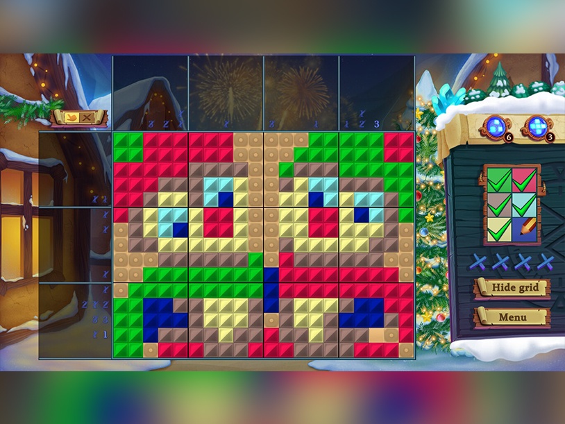 Adventure Mosaics: Winter Holidays screenshot 2