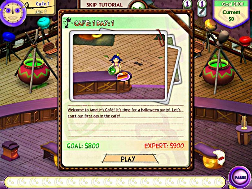Amelie's Cafe: Halloween screenshot 1