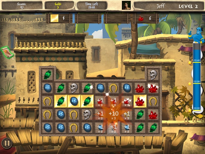 Arabian Treasures: Midnight Match screenshot 2