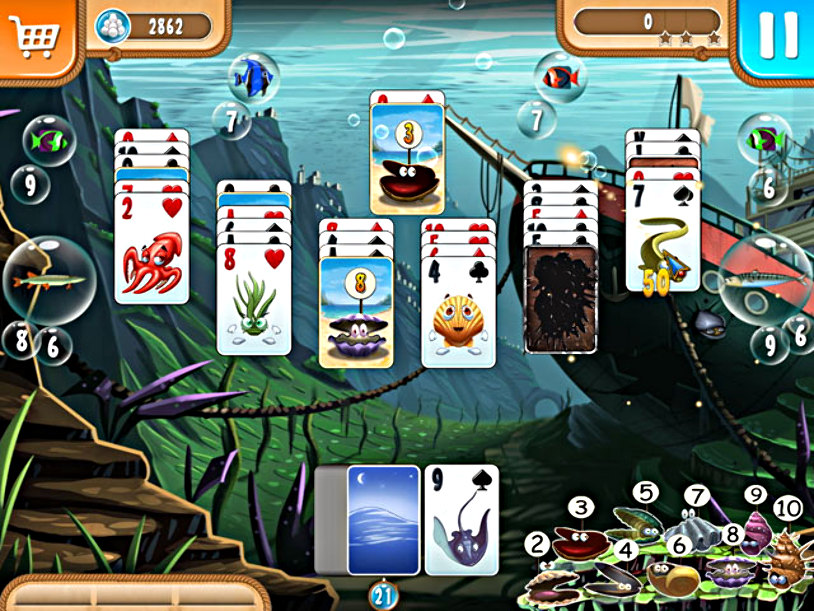 Atlantic Quest Solitaire screenshot 1