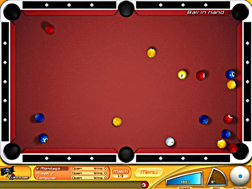 Backspin Billiards screenshot 1