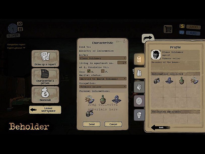 Beholder screenshot 3
