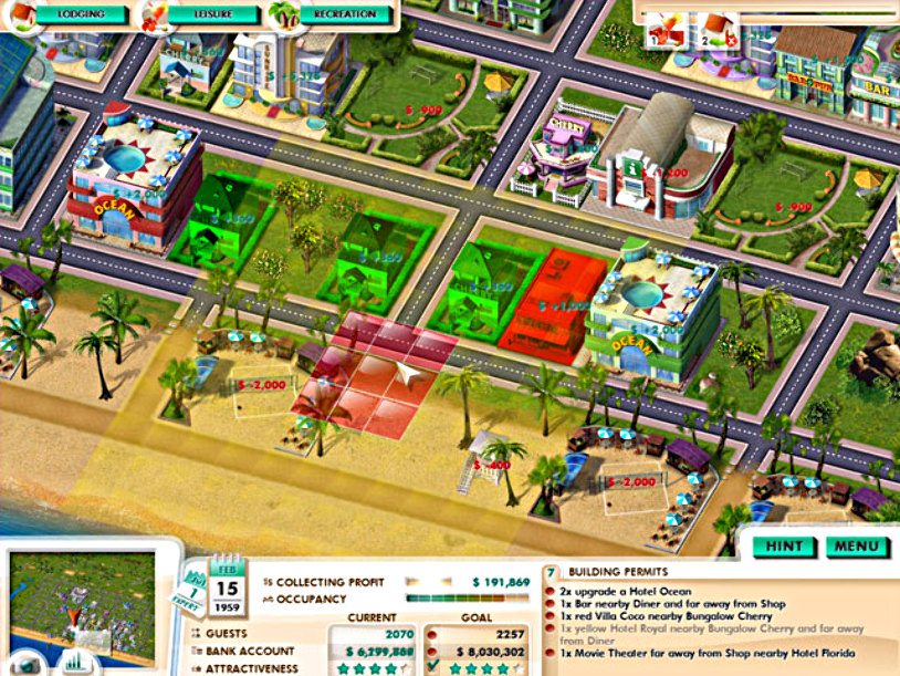 Build It! Miami Beach Resort screenshot 3
