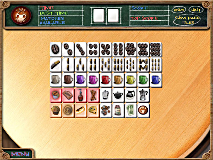 Cafe Mahjongg screenshot 3