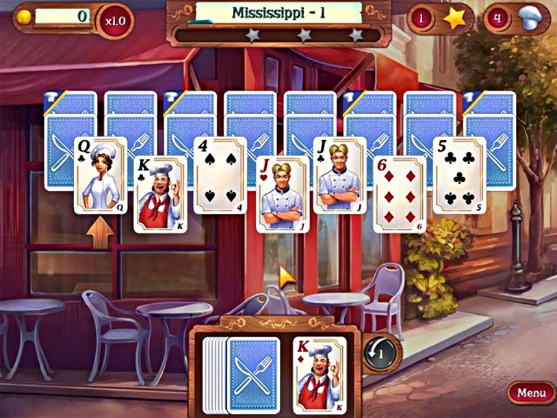 Chef Solitaire: USA screenshot 1
