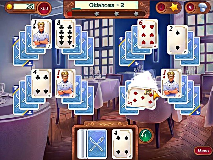 Chef Solitaire: USA screenshot 3