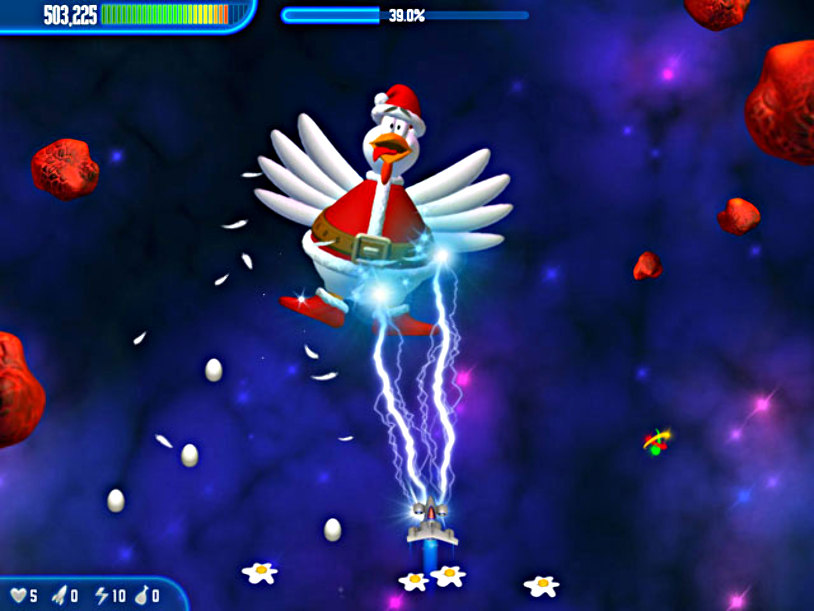 Chicken Invaders 3: Christmas Edition screenshot 1