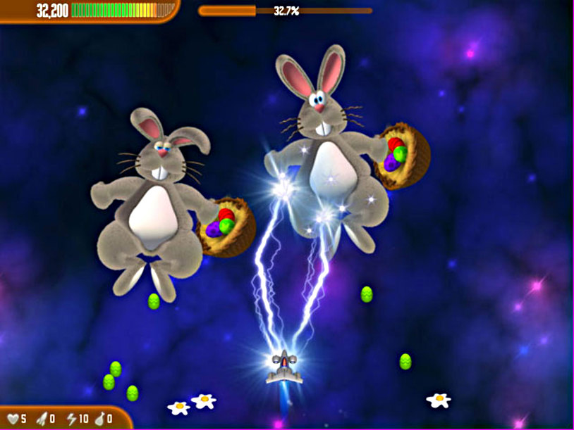 Chicken Invaders 3: Easter Edition screenshot 1
