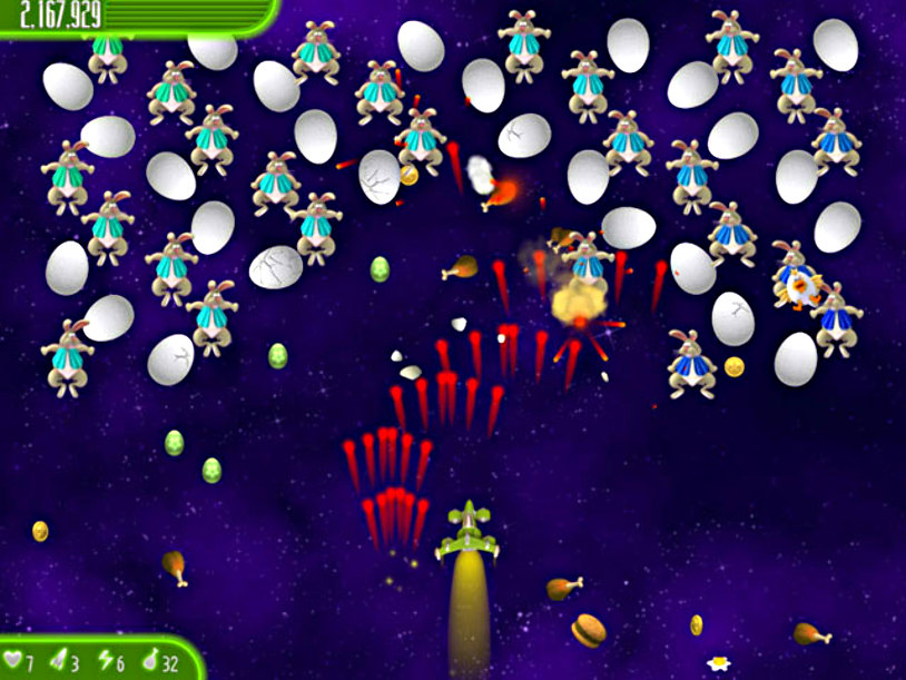 Chicken Invaders 4: Easter Edition screenshot 1
