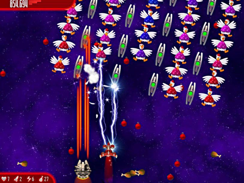 Chicken Invaders 4: Ultimate Omelette Christmas Edition screenshot 1