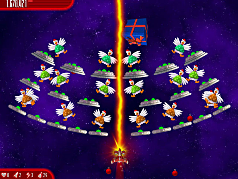 Chicken Invaders 4: Ultimate Omelette Christmas Edition screenshot 2