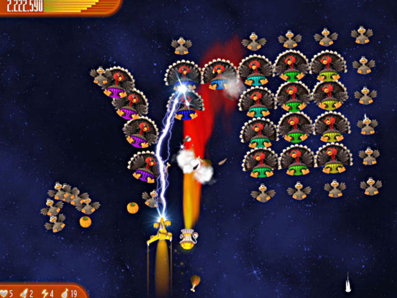 Chicken Invaders: Ultimate Omelette - Thanksgiving Edition screenshot 1