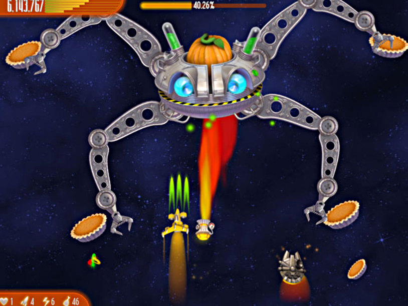 Chicken Invaders: Ultimate Omelette - Thanksgiving Edition screenshot 2