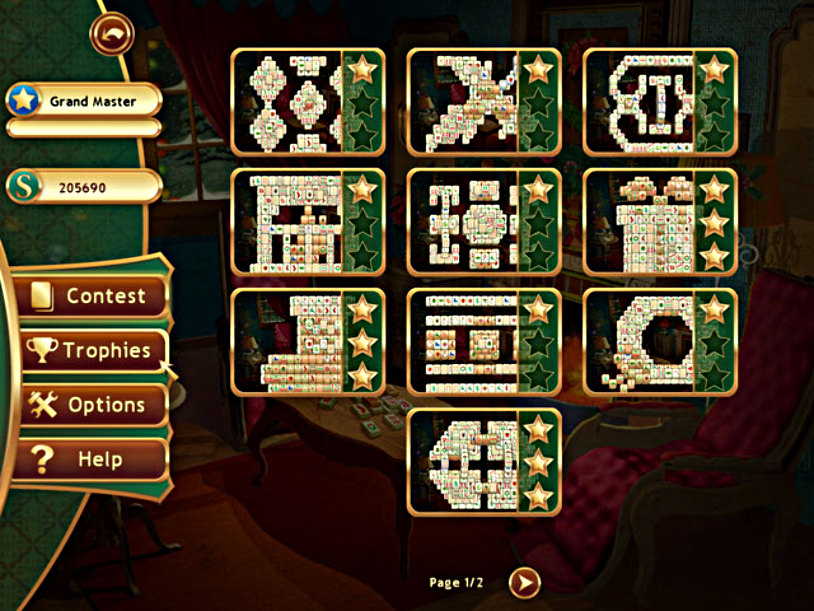 Christmas Mahjong screenshot 1