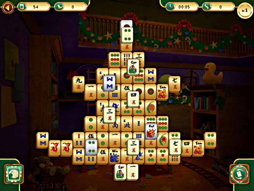 Christmas Mahjong screenshot 2