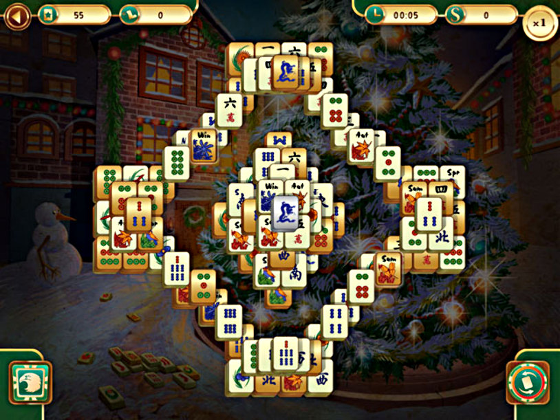 Christmas Mahjong screenshot 3
