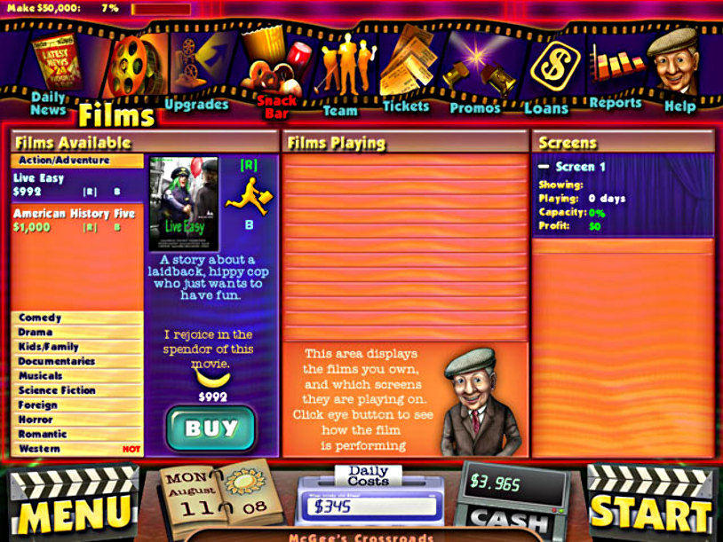 Cinema Tycoon 2 screenshot 1