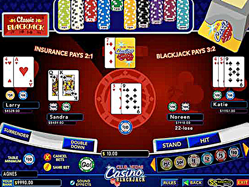 Club Vegas Blackjack screenshot 1