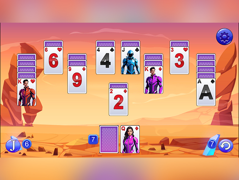 Cosmo Solitaire screenshot 1