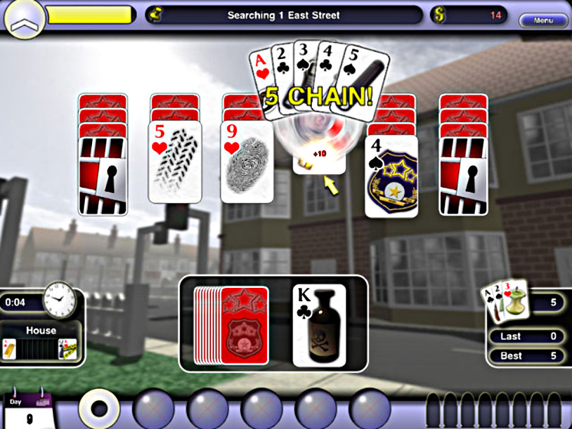 Crime Solitaire screenshot 1