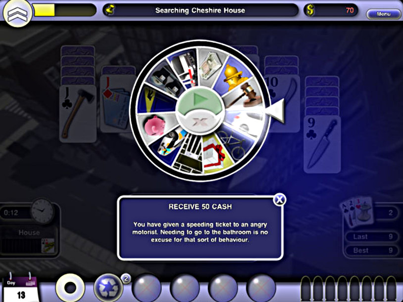 Crime Solitaire screenshot 2