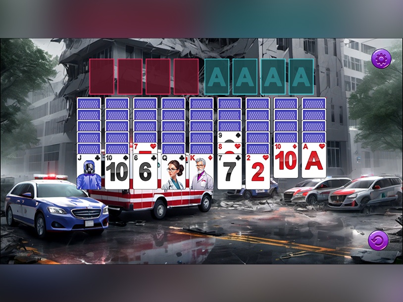 Dark Solitaire - Search for a Cure screenshot 1