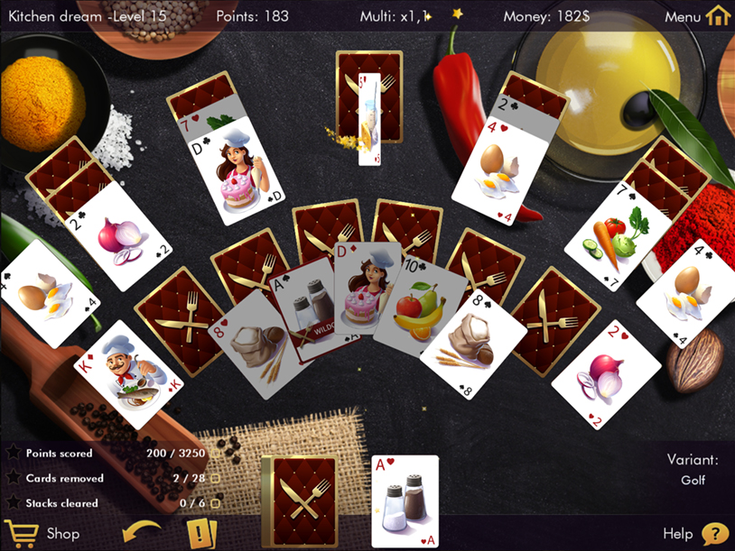 Delicious Solitaire screenshot 1