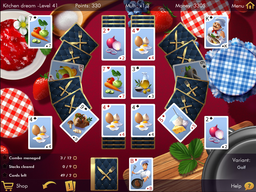 Delicious Solitaire screenshot 2