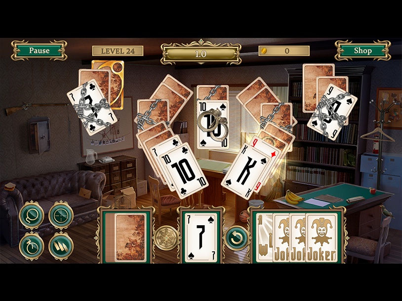 Detective notes - Lighthouse Mystery Solitaire screenshot 2