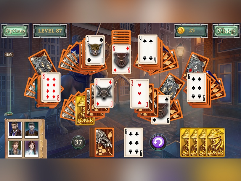 Detective Secrets Solitaire - The Curse of the Village screenshot 2