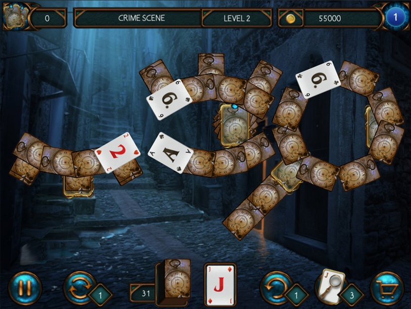 Detective Solitaire - Inspector Magic screenshot 1