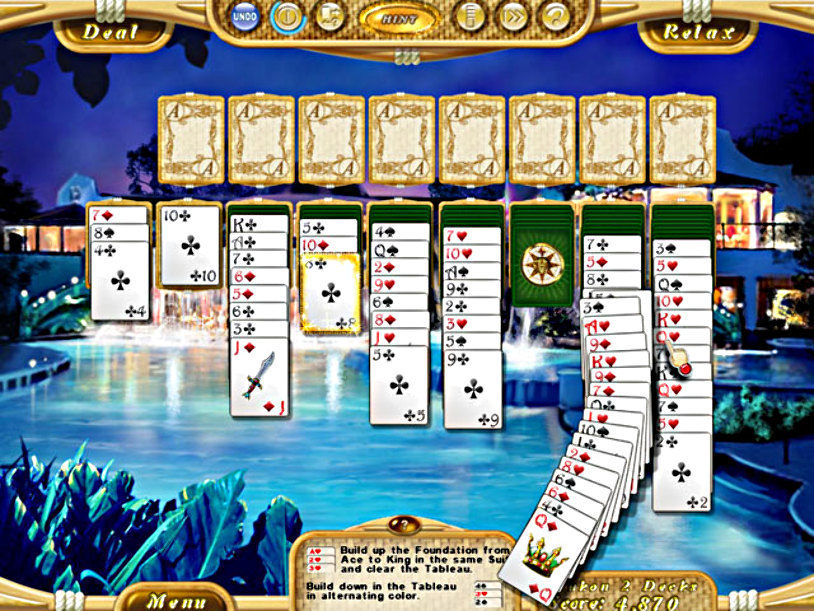 Dream Vacation Solitaire screenshot 2
