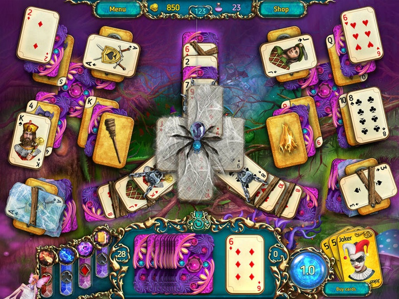 Dreamland Solitaire: Dark Prophecy Collector's Edition screenshot 1