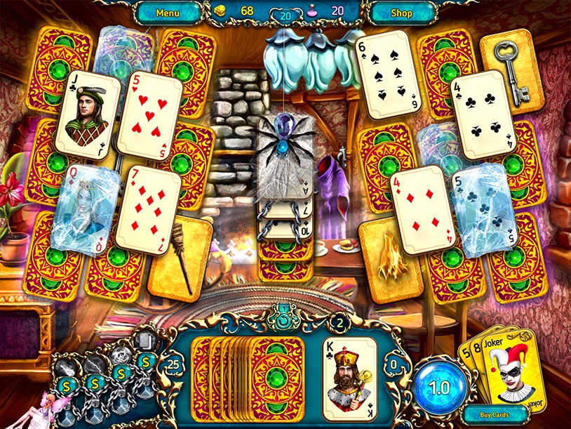 Dreamland Solitaire: Dragon's Fury screenshot 1