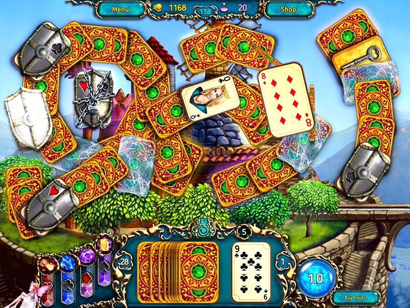 Dreamland Solitaire: Dragon's Fury screenshot 2