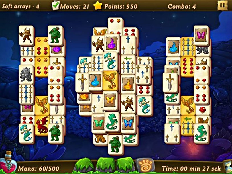 Elves vs Goblins Mahjongg World screenshot 2