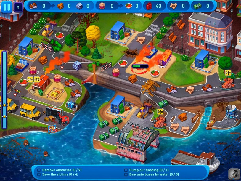 Emergency Crew - Volcano Eruption: Collector's Edition screenshot 1