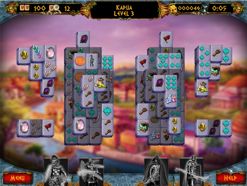Empires of the Past Mahjong Double Pack screenshot 1