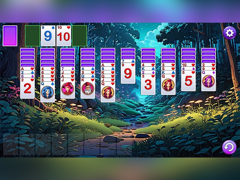 Enchanted Solitaire 3: The Magic Web screenshot 3