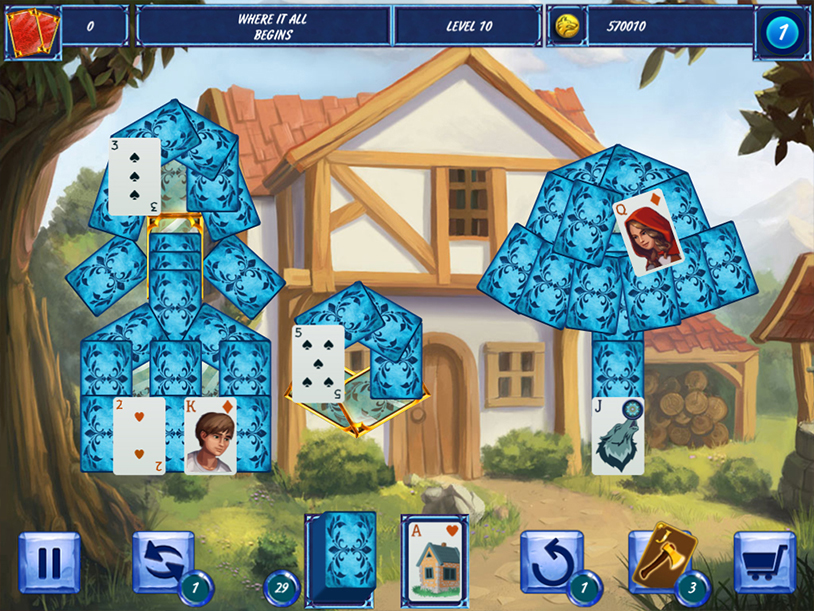 Fairytale Solitaire - Red Riding Hood screenshot 1