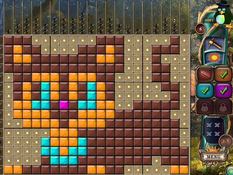 Fantasy Mosaics 16: Six Colors in Wonderland screenshot 1