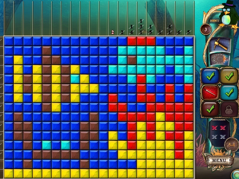 Fantasy Mosaics 16: Six Colors in Wonderland screenshot 2