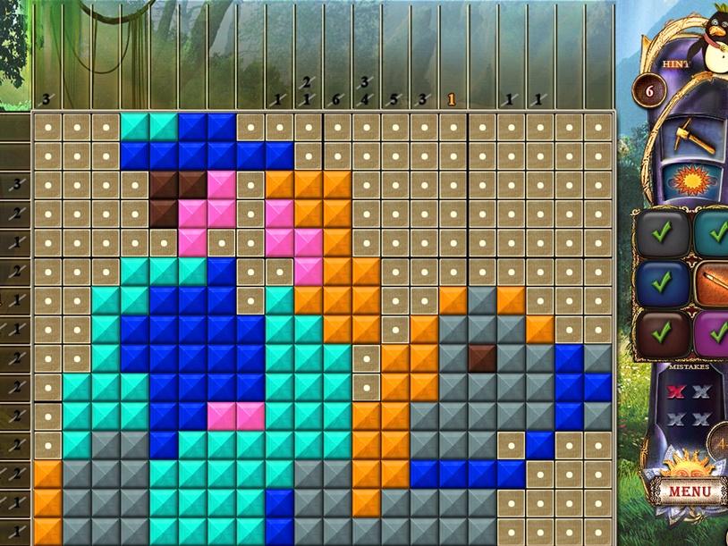 Fantasy Mosaics 17: New Palette screenshot 3