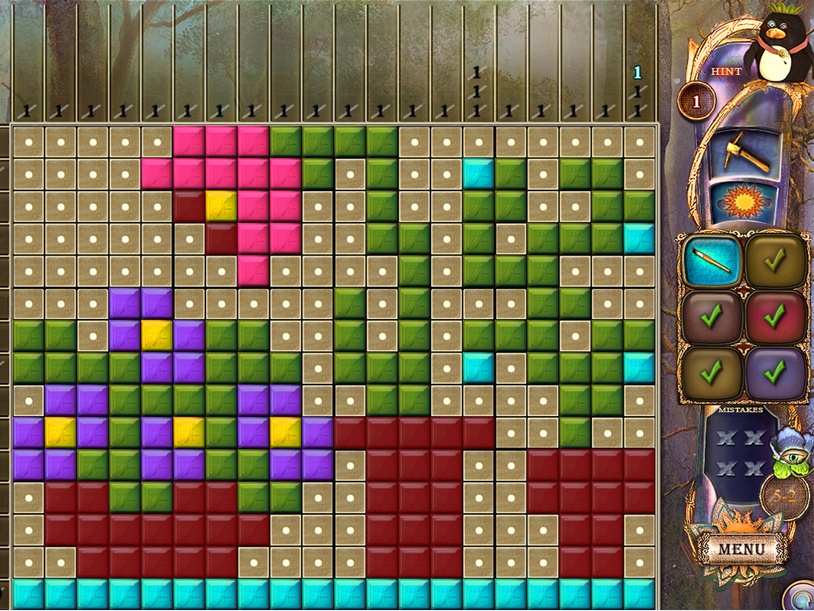 Fantasy Mosaics 20: Castle of Puzzles screenshot 1