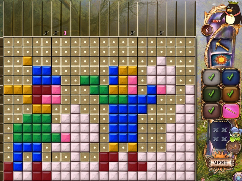 Fantasy Mosaics 20: Castle of Puzzles screenshot 3
