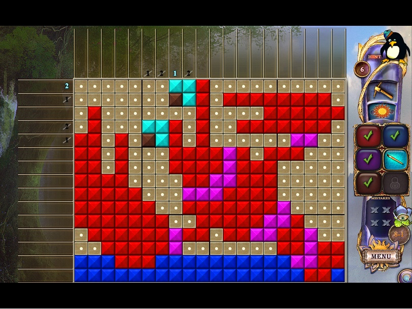 Fantasy Mosaics 24: Deserted Island screenshot 1