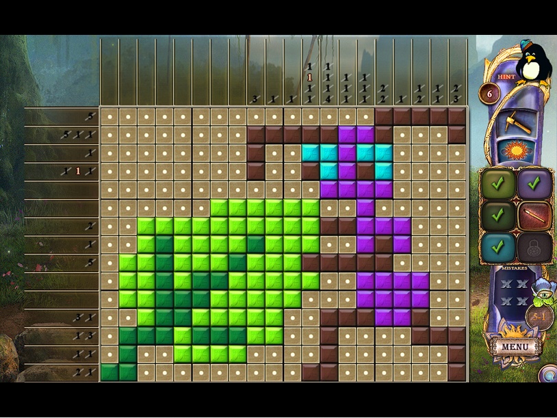 Fantasy Mosaics 24: Deserted Island screenshot 2