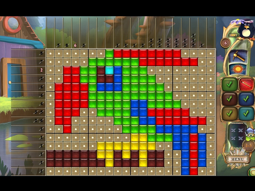 Fantasy Mosaics 28: Treasure Map screenshot 1